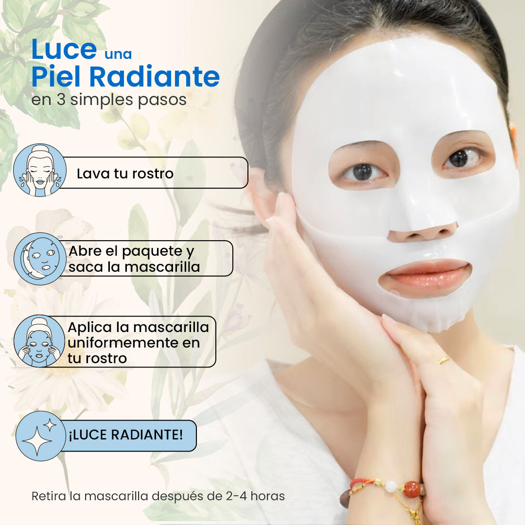 Set Spa Premium 2 Velas con Aceites Esenciales de Sándalo y Pera Fresia + 4 Mascarillas 15 en 1 con Células Madre, Colágeno, Argán y Ceramidas | Vegano