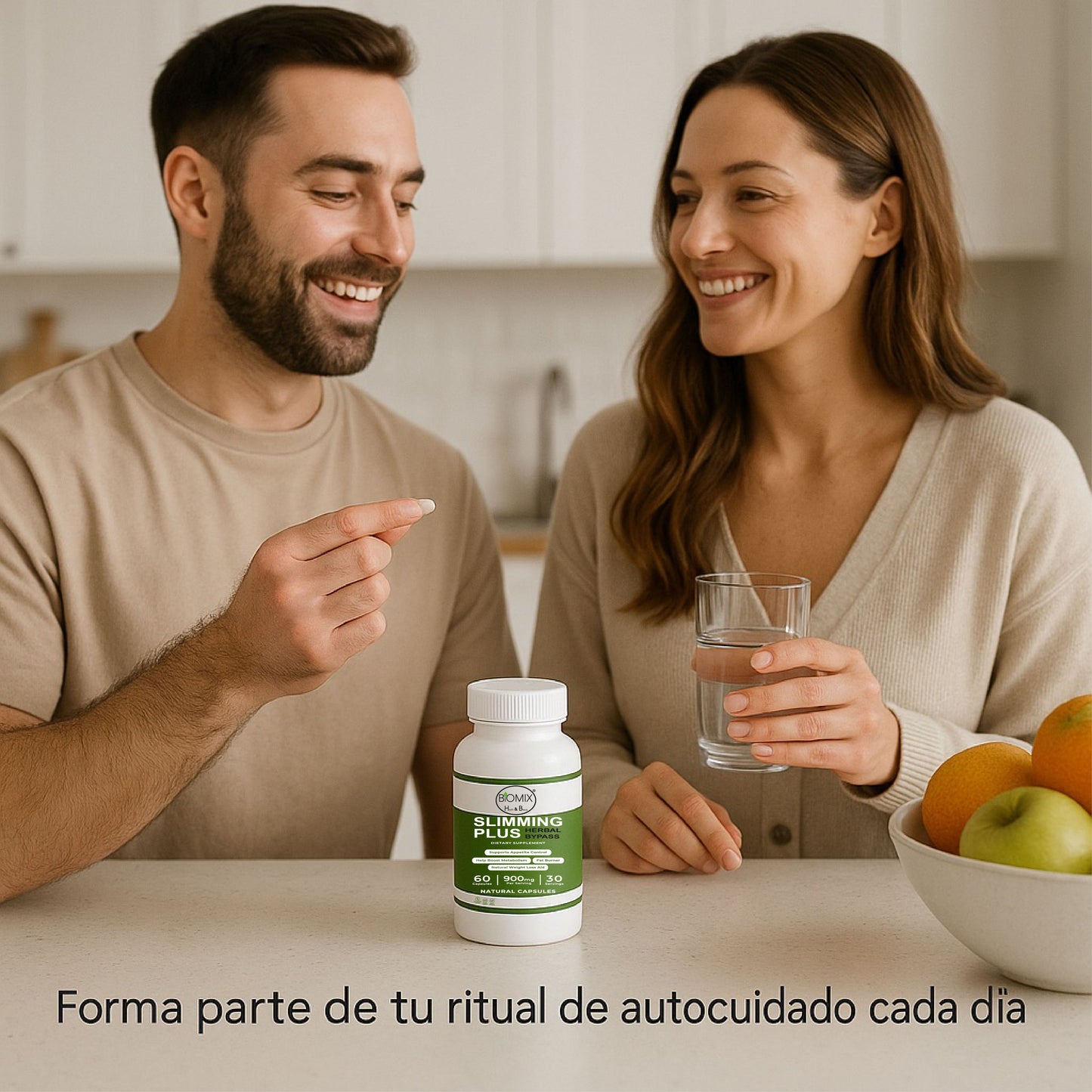 Herbal Bypass Cápsulas Slimming Plus Adelgazantes Naturales 30 Servicios