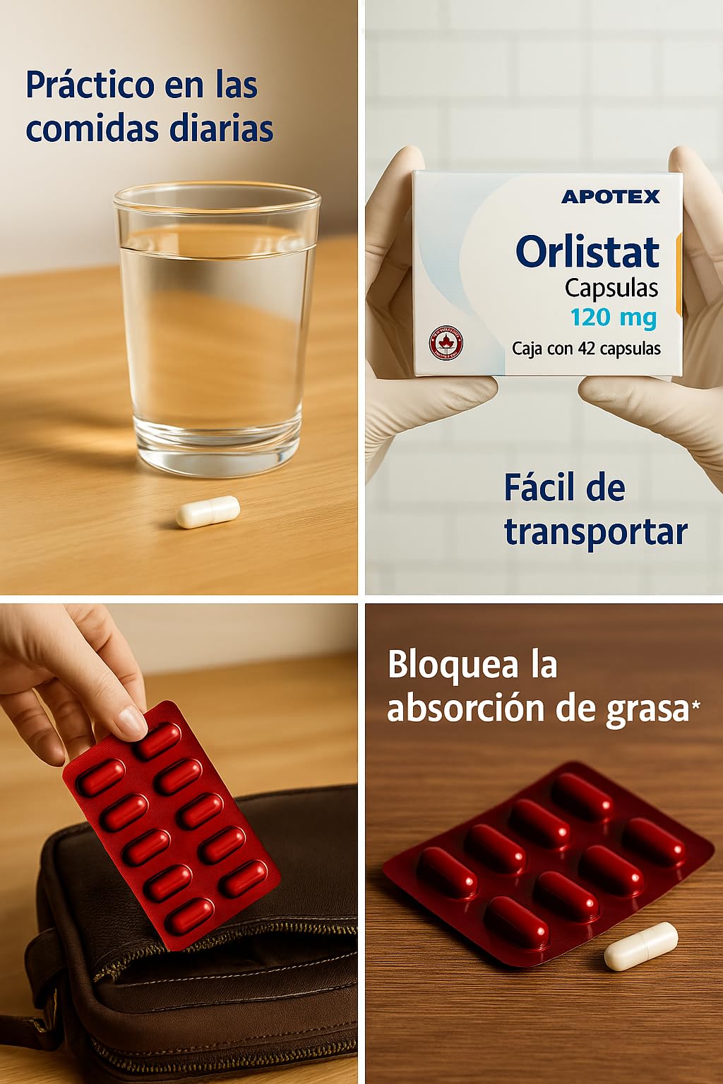 Orlistat 120 Mg Caja Con 42 Cápsulas