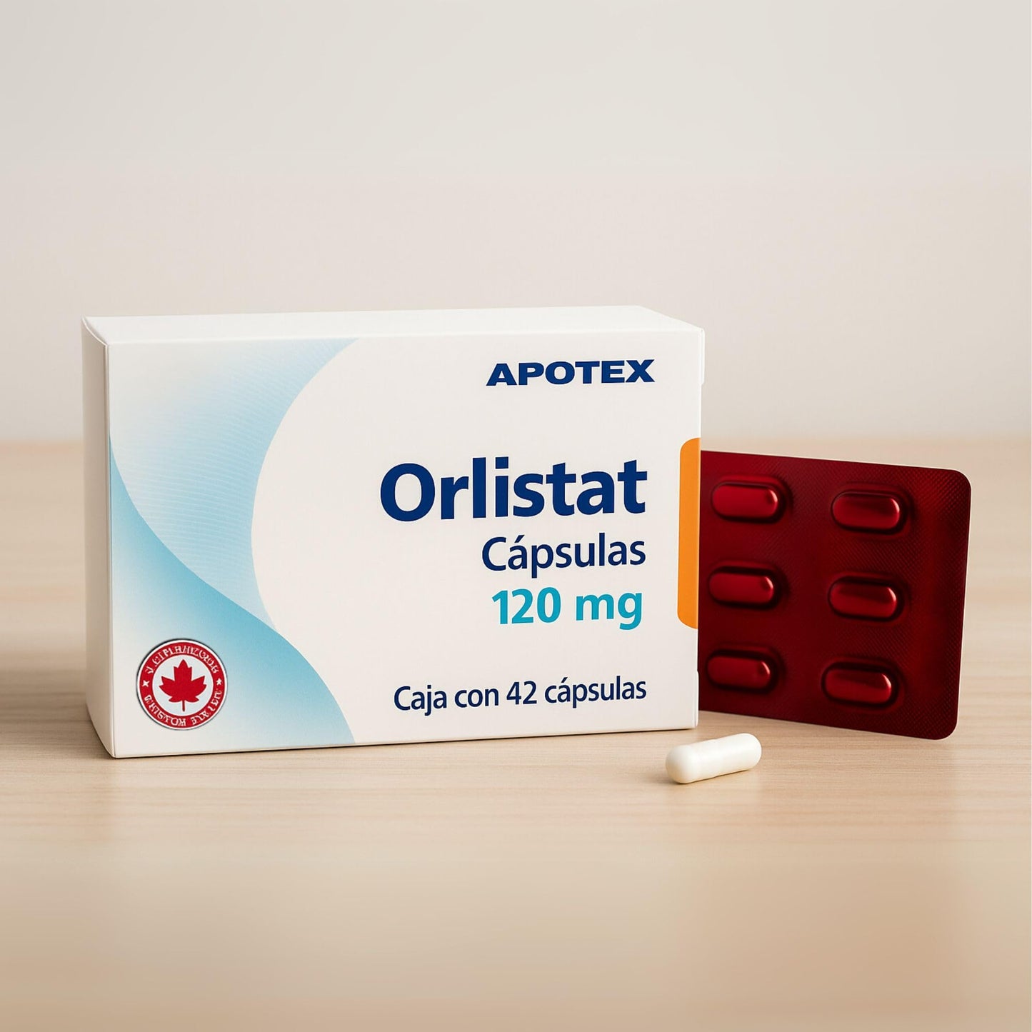 Orlistat 120 Mg Caja Con 42 Cápsulas
