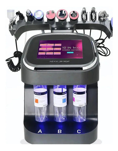 Equipo Hidrodermoabrasion 10 en 1 GSCOM BP10PR-1 Negro