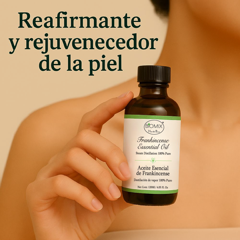 Aceite Esencial 100% Puro de Frankincense 120 ml Grado terapéutico (Boswellia carterii)