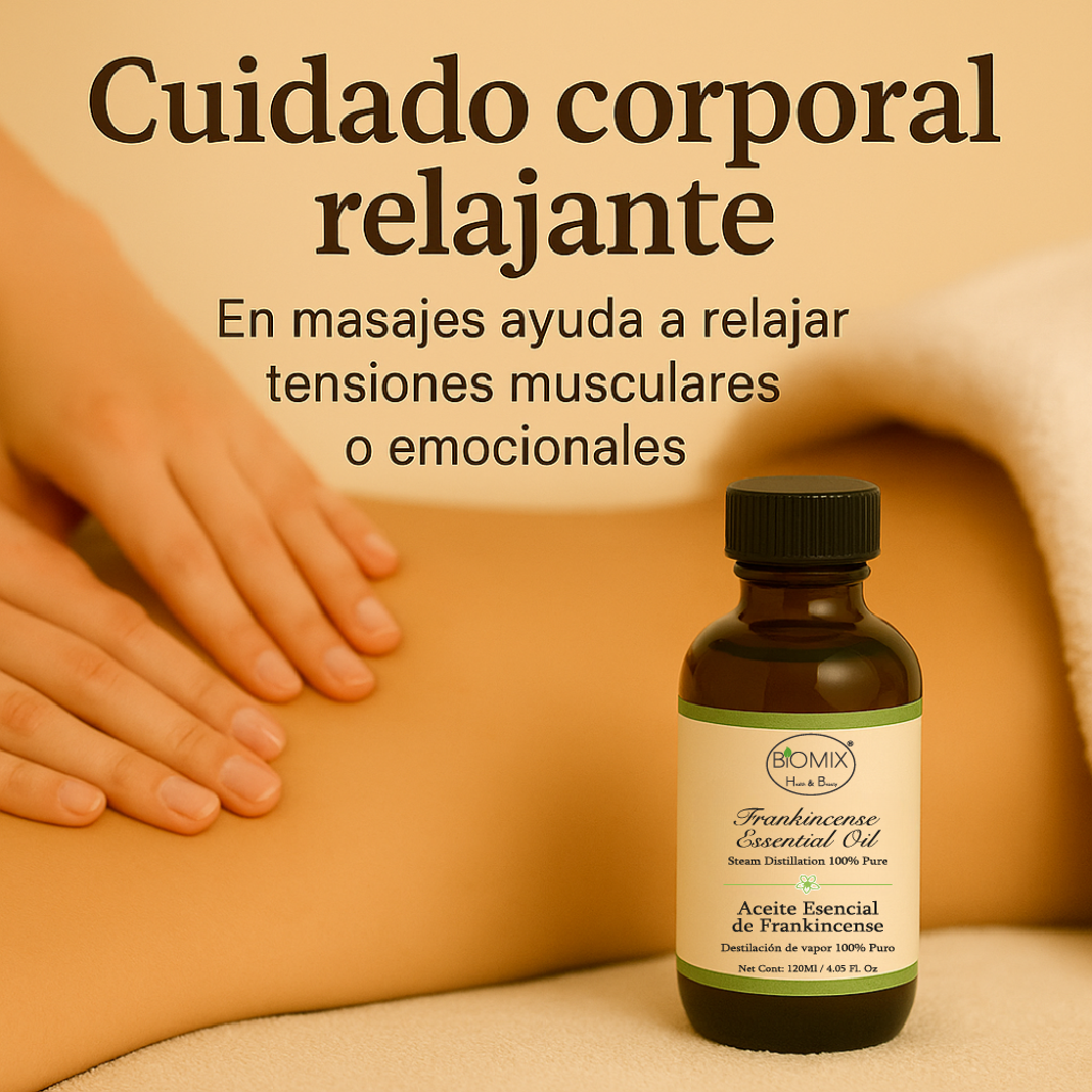 Aceite Esencial 100% Puro de Frankincense 120 ml Grado terapéutico (Boswellia carterii)