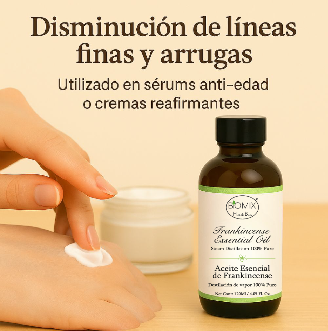 Aceite Esencial 100% Puro de Frankincense 120 ml Grado terapéutico (Boswellia carterii)