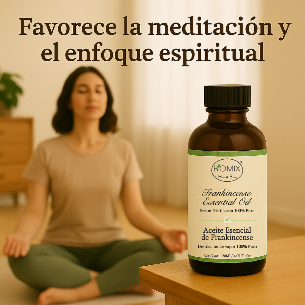Aceite Esencial 100% Puro de Frankincense 120 ml Grado terapéutico (Boswellia carterii)