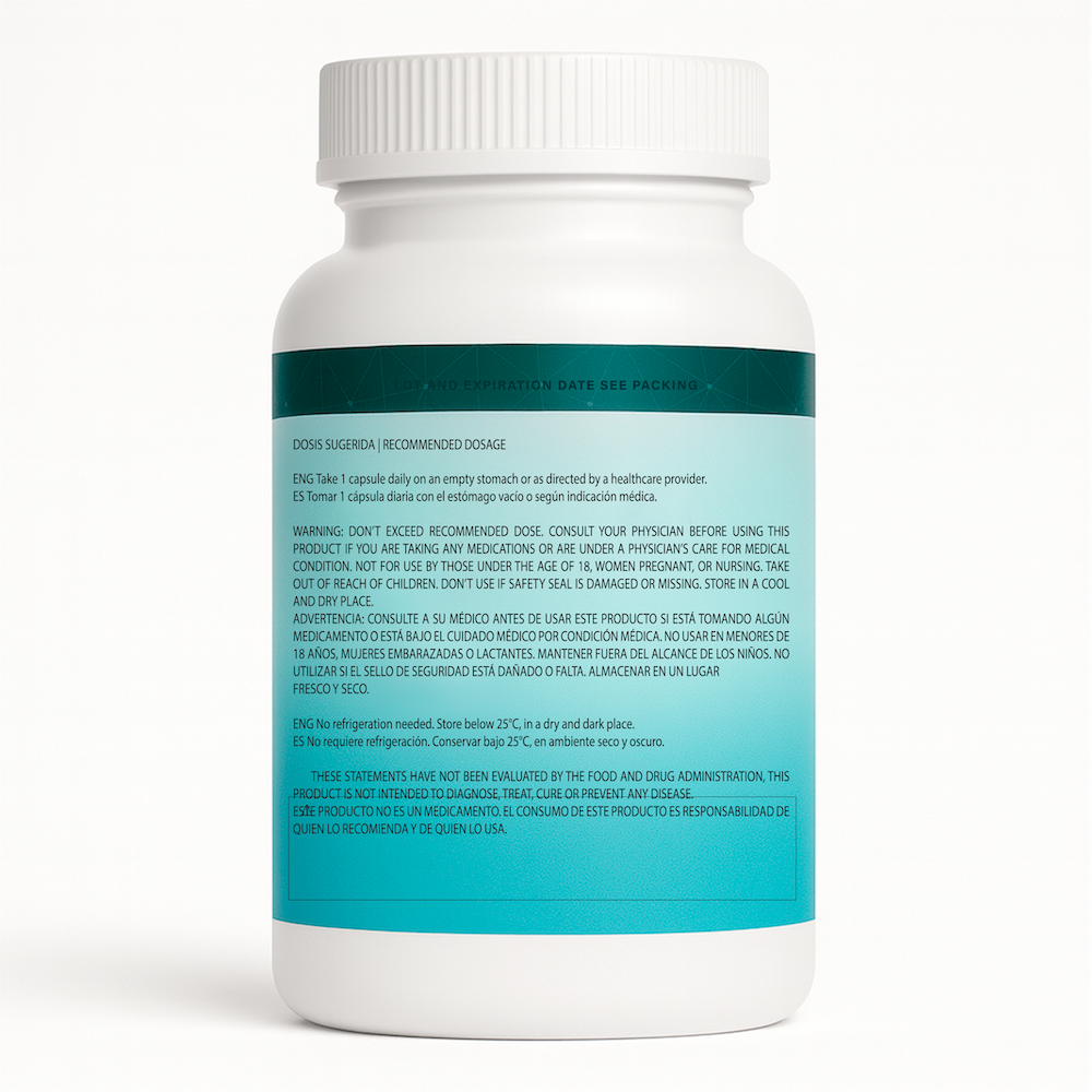 PREBIO+ ULTRA 45, Probiótico Vegano 45 Billones CFU + Prebióticos + Cúrcuma + Jengibre 100% Vegano, Sin Gluten (El sistema probiótico vegano más completo del mundo) 60 Servicios