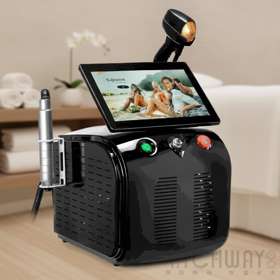 Láser Pico 2 en 1 — Picosegundos + Diodo para Tatuajes, Depilación y Manchas — GSCOM
