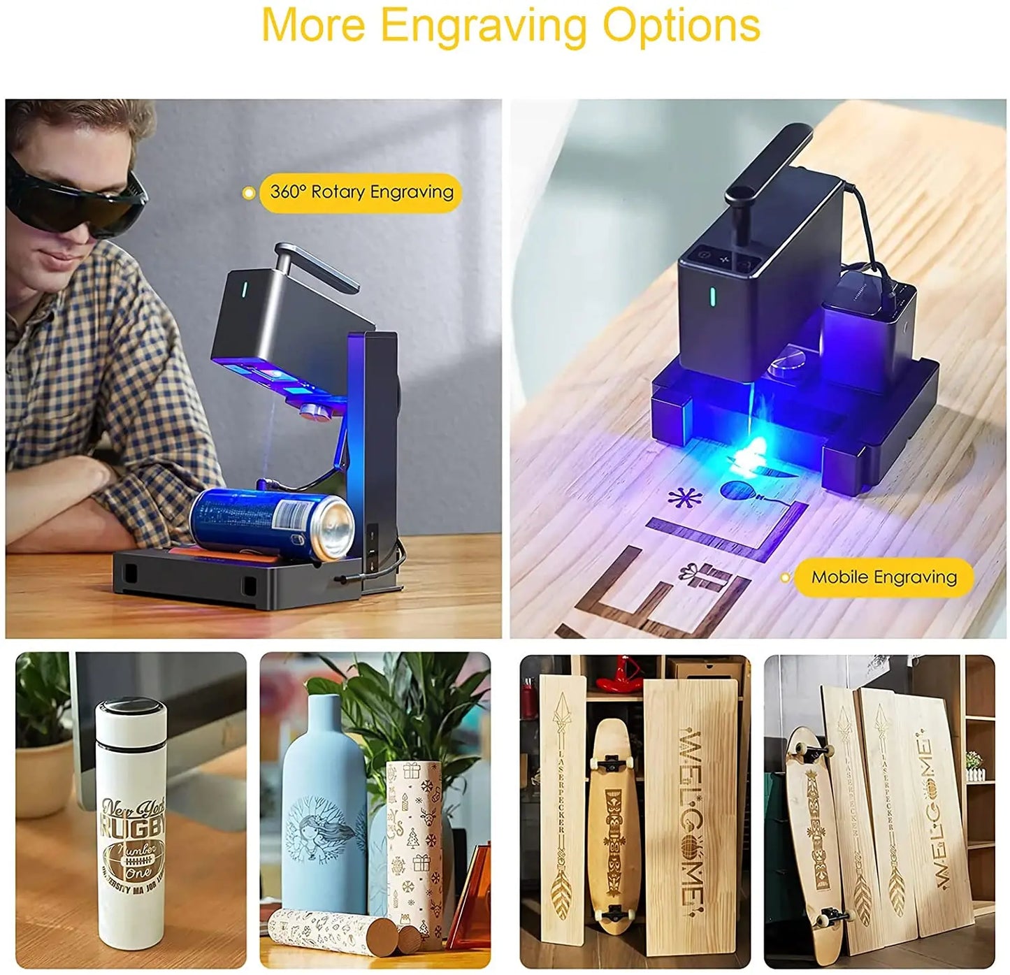LaserPecker 2 máquina de grabado láser de 450nm