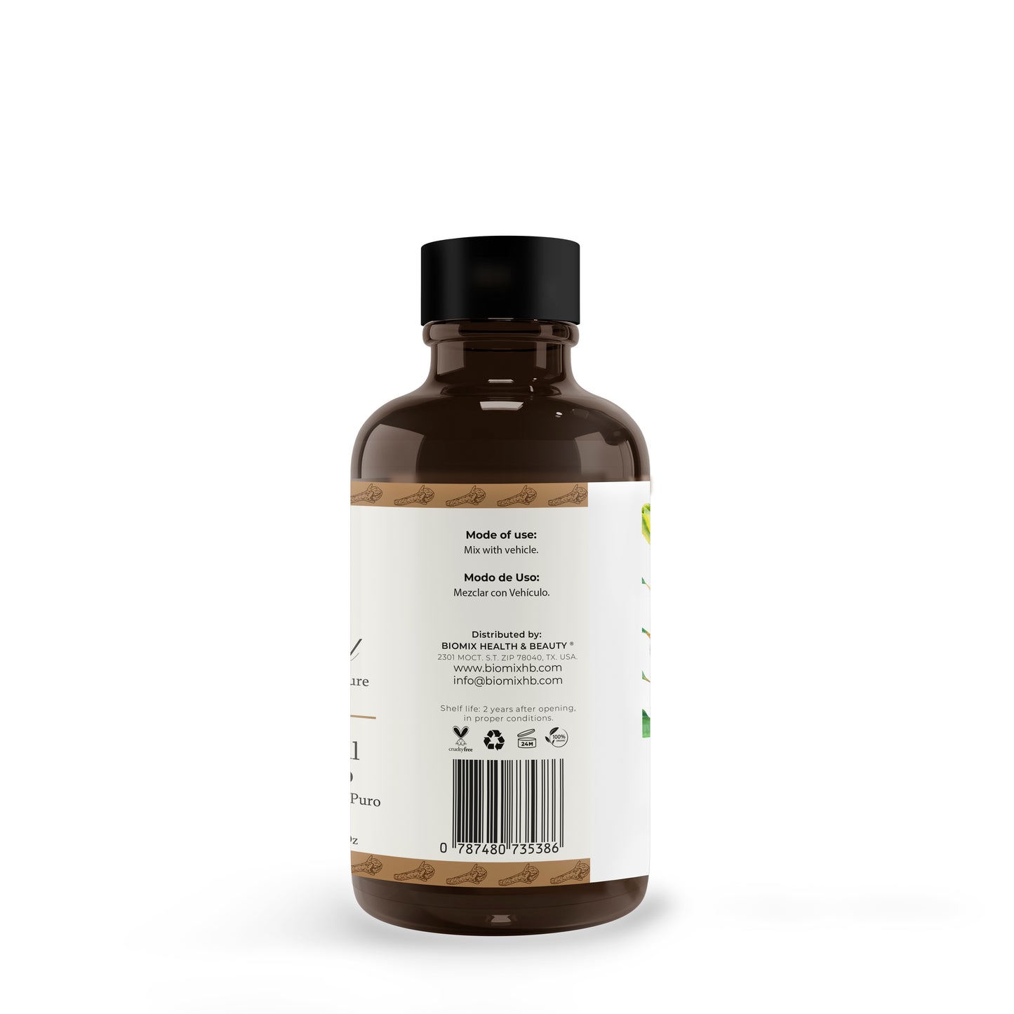 Aceite Esencial 100% Puro de Clavo comestible, grado Cosmético, Alimenticio y Terapéutico 120 Ml
