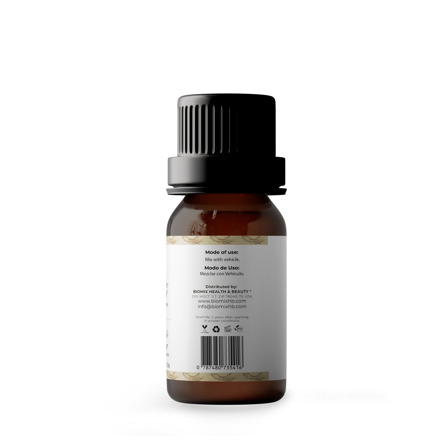 Aceite Esencial de Raíz de Ginseng Grado Alimenticio – Terapéutico 100% Puro , Elixir comestible Exclusivo y Selecto 5 Ml