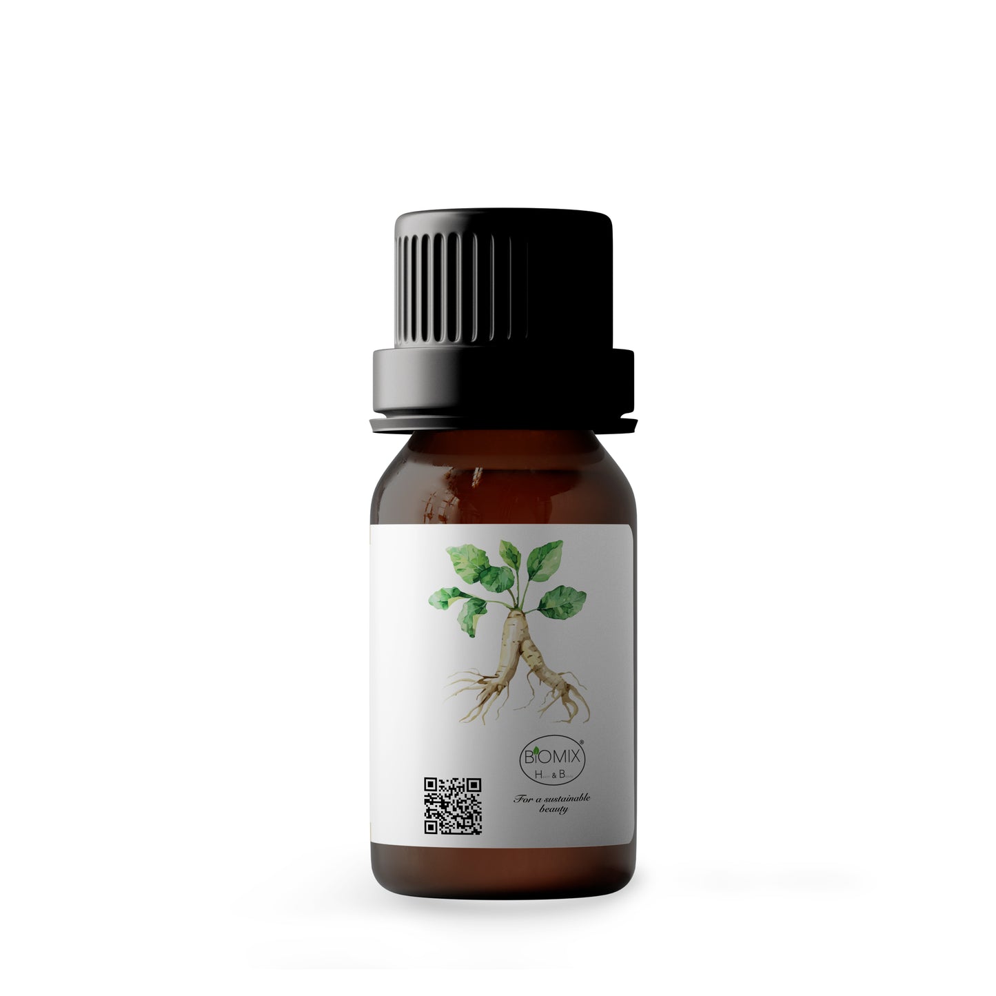 Aceite Esencial de Raíz de Ginseng Grado Alimenticio – Terapéutico 100% Puro , Elixir comestible Exclusivo y Selecto 5 Ml
