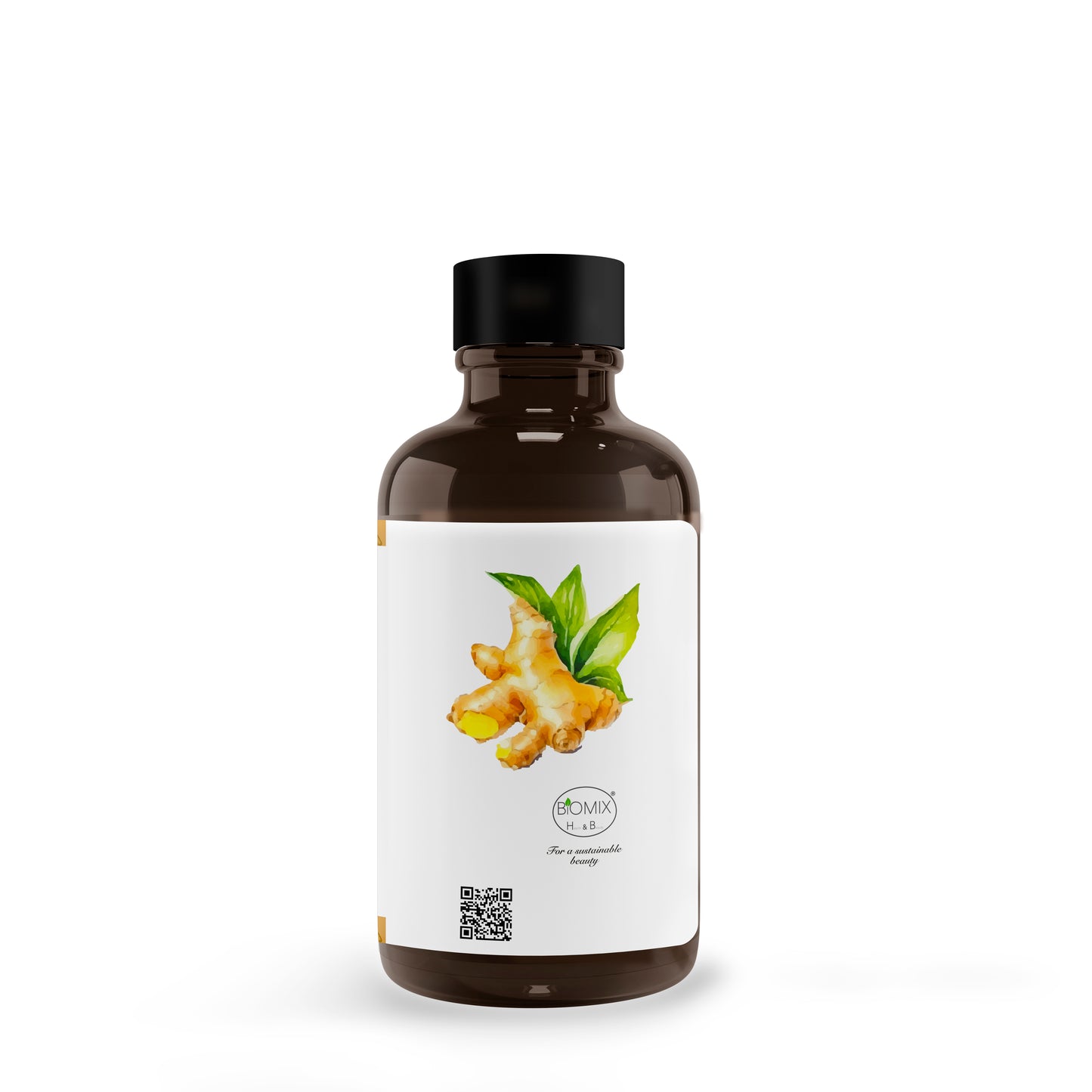 Aceite Esencial de Jengibre comestible 100% Puro – Grado Cosmético, Alimenticio y Terapéutico 120 Ml