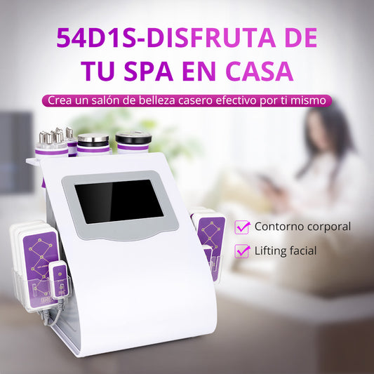 Multifuncional 6 en 1 de Cavitación Ultrasónica 40K, Radiofrecuencia, Vacum y Lipolaser de Alta Precisión