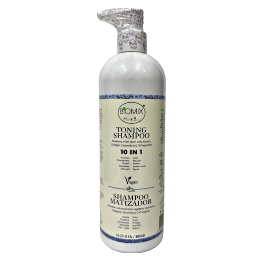 PORTADA REAL Shampoo Matizador 10 en 1 Biomix 480ml