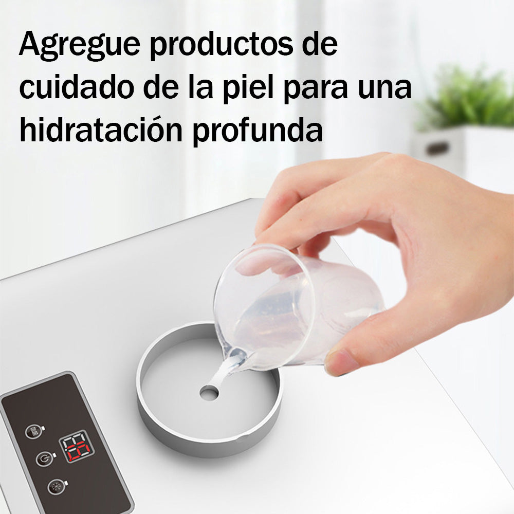Máquina LED Fototerapia 7 Colores + Nano Spray Rejuvenecimiento Facial, Antiarrugas, Hidratación Profesional SPA, Aparatología, Cosmetología
