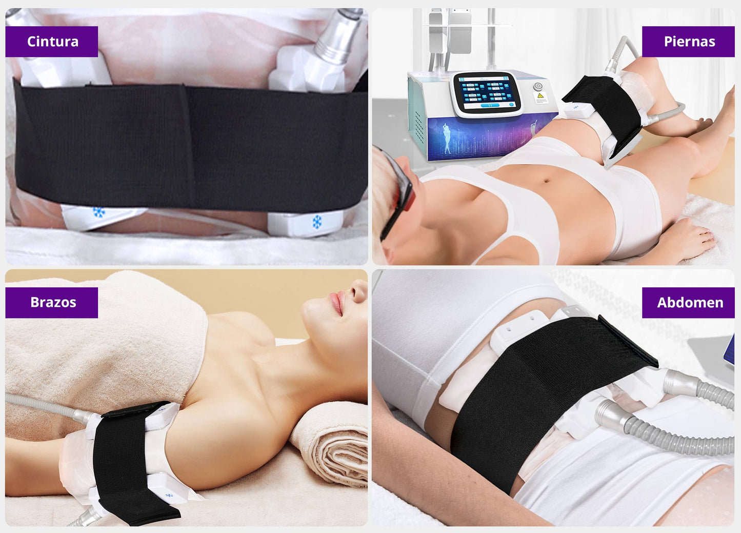 Criolipólisis Profesional 4 Cabezales – Reducción de Grasa, Modelado y Definición Corporal