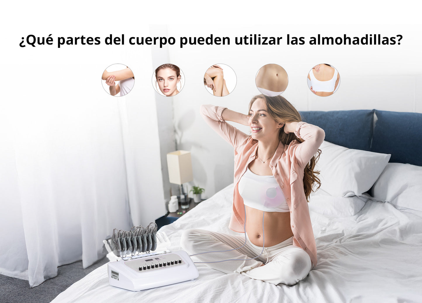 Máquina EMS Microcorriente con Vacumterapia Aumento de Busto, Glúteos, Reafirmante Facial y Corporal, Masaje Reductor y Desintoxicación