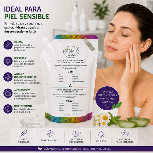 Gel Conductor e Hidratante Pro 10 en 1
