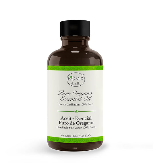 Aceite Esencial 100% Puro de Orégano grado Alimenticio, Terapéutico 120 Ml