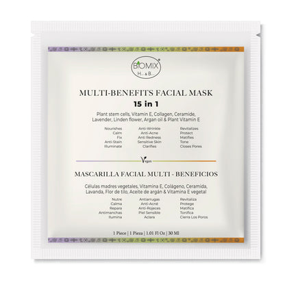 Set Spa Premium 2 Velas con Aceites Esenciales de Sándalo y Pera Fresia + 4 Mascarillas 15 en 1 con Células Madre, Colágeno, Argán y Ceramidas | Vegano