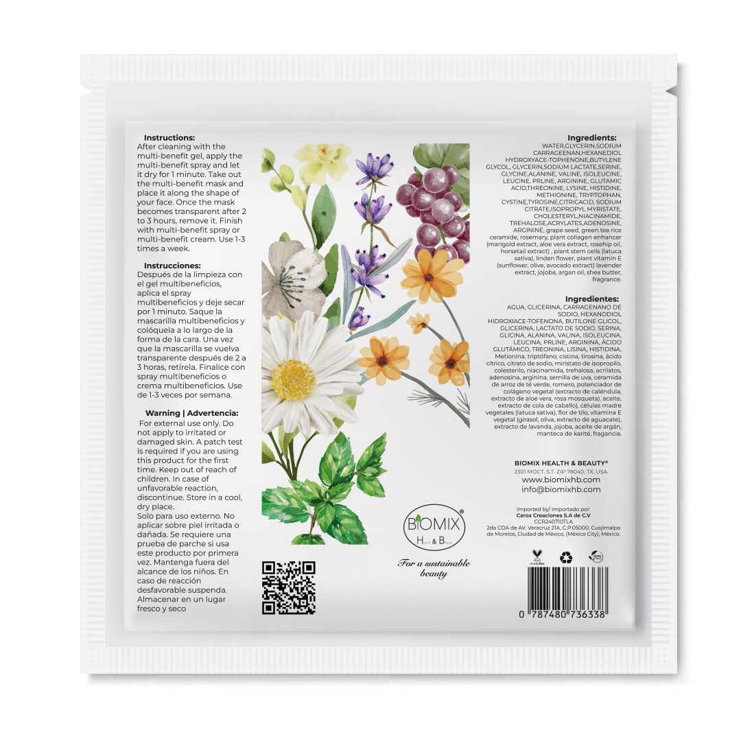 Set Spa Premium 2 Velas con Aceites Esenciales de Sándalo y Pera Fresia + 4 Mascarillas 15 en 1 con Células Madre, Colágeno, Argán y Ceramidas | Vegano