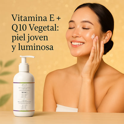 Crema 20 En 1 Para Uso Personal Y Profesional Spa, Hioloapergénica, Vegana 100% Natural Con Células Madres Vegetales, Aclarante, Antiarrugas, Anti Estrías Apta Para Aparatología Estética Cosmetología