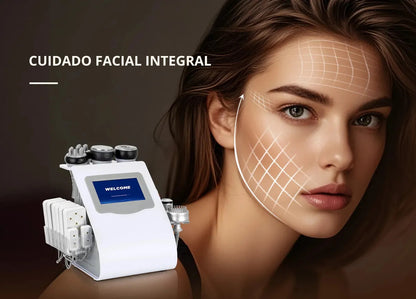 Radiofrecuencia Pro 10 Funciones En 1, Cavitación 40k, Vacuum, Lipoláser, Ems, Frío/calor, Bio Led, Microcoriente