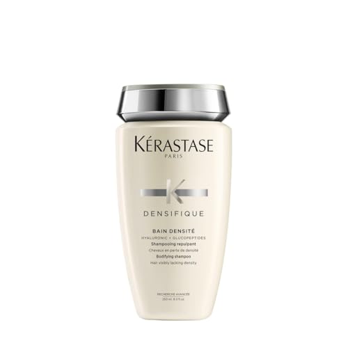 Kérastase Densifique Bain Densité Shampoo Densificador para Cabello Fino con Pérdida de Densidad, Fortalece y Corporiza, Con Stemoxydine y Ácido Hialurónico, 250 ml