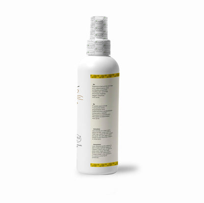Spray Aclarante  Vegano para Cabello con Manzanilla, Limón, Argán, Q1O, Ceramida, Colágeno vegetal 240 Ml
