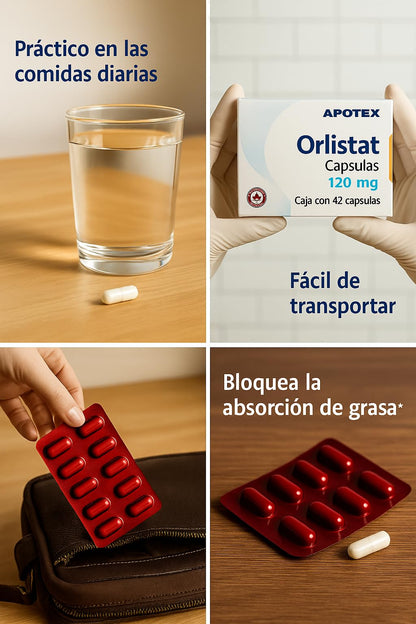 Orlistat 120 Mg Caja Con 42 Cápsulas