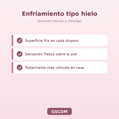 Depiladora IPL Luz Pulsada 999,999 Disparos - Rostro y Cuerpo - GSCOM