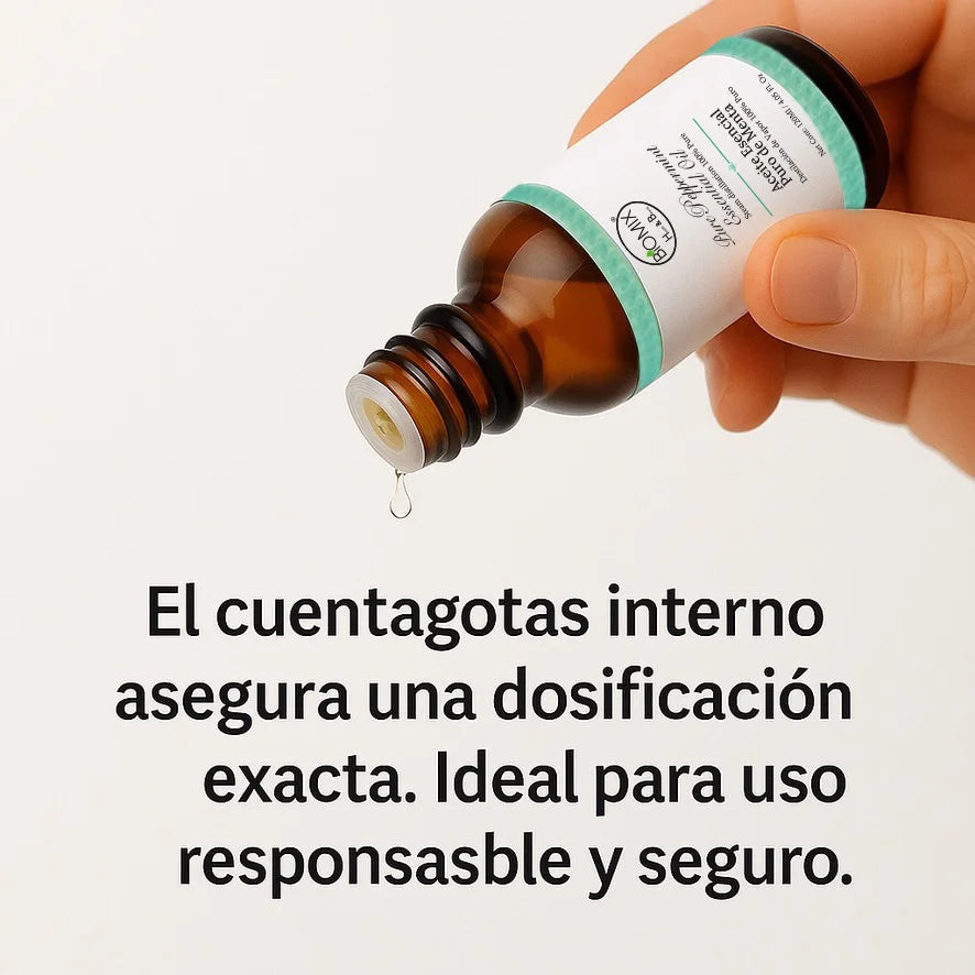 Aceite Esencial  100% Puro de Menta – Grado Alimenticio y Terapéutico 4 FL OZ / 120 ml