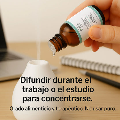 Aceite Esencial  100% Puro de Menta – Grado Alimenticio y Terapéutico 4 FL OZ / 120 ml