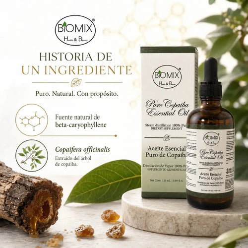 Aceite Esencial de Copaiba 120ml — Grado Alimenticio