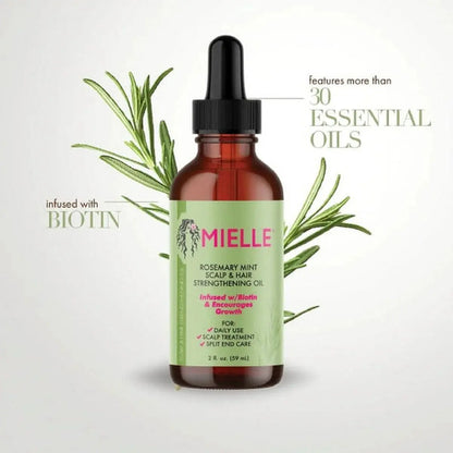 Aceite Capilar Fortalecedor Romero Cabello 59ml Mielle