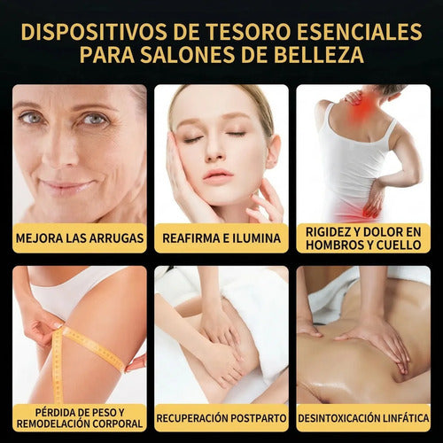 Equipo de Diatermia 448KPR Pro — Tecarterapia 448 kHz, 3 Modos CAP RES y Cuchillo de Fascia, 500 W — Blanco o Negro | GSCOM · foto 5