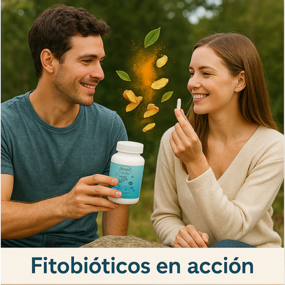 PREBIO+ ULTRA 45, Probiótico Vegano 45 Billones CFU + Prebióticos + Cúrcuma + Jengibre 100% Vegano, Sin Gluten (El sistema probiótico vegano más completo del mundo) 60 Servicios