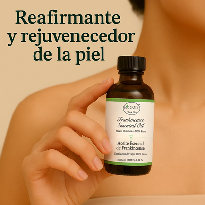 Aceite Esencial 100% Puro de Frankincense 120 ml Grado terapéutico (Boswellia carterii)