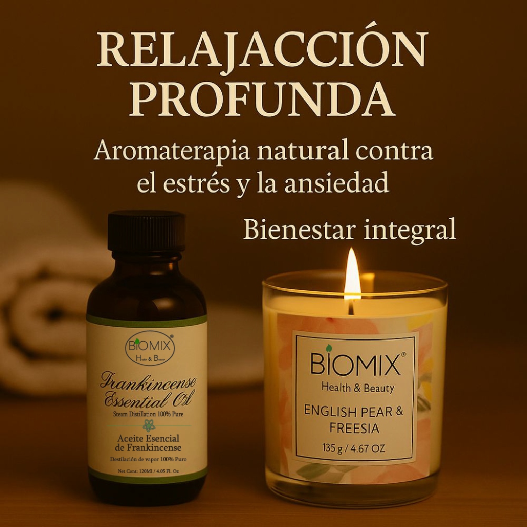 Aceite Esencial 100% Puro de Frankincense 120 ml Grado terapéutico (Boswellia carterii)