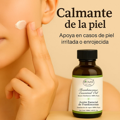 Aceite Esencial 100% Puro de Frankincense 120 ml Grado terapéutico (Boswellia carterii)