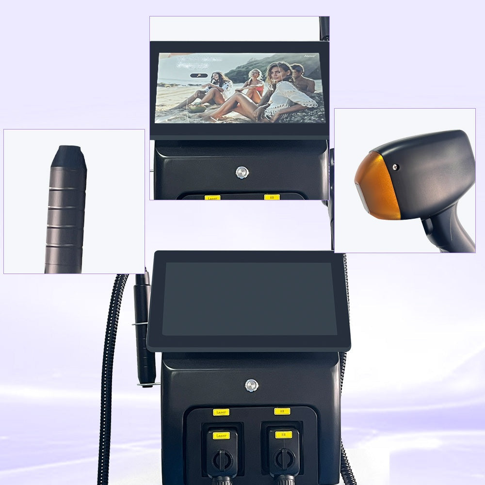 Equipo Láser Profesional HR-AS23 para Depilación Definitiva, Rejuvenecimiento Facial, Eliminación de Arrugas, Acné, Manchas, Tatuajes y Vello no Deseado