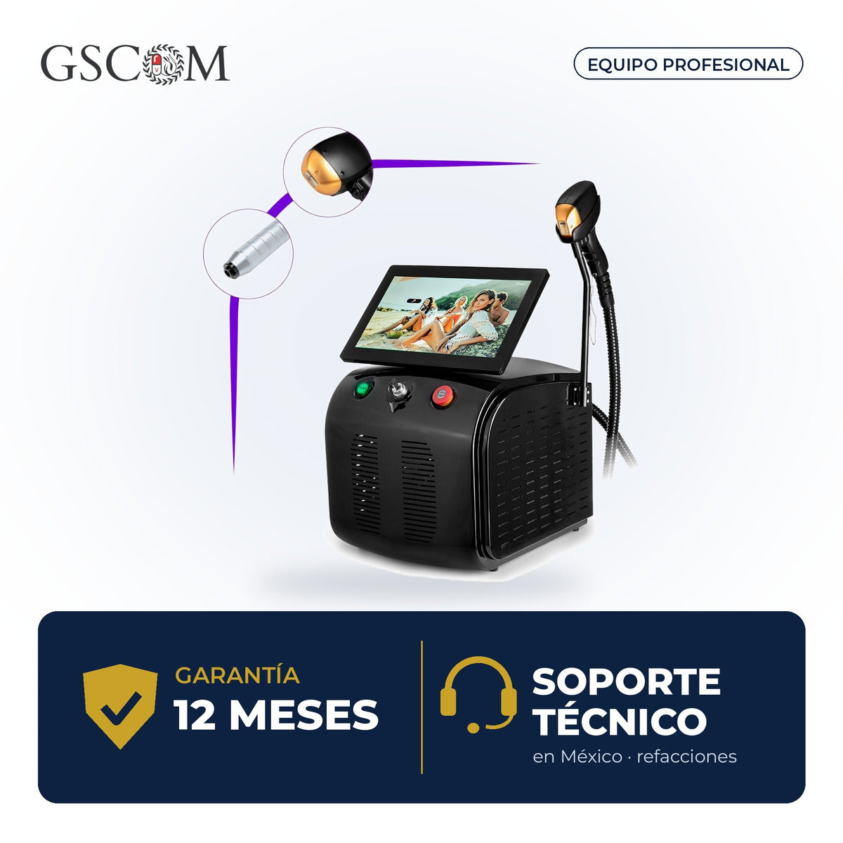 Garantía y soporte técnico GSCOM — 12 meses