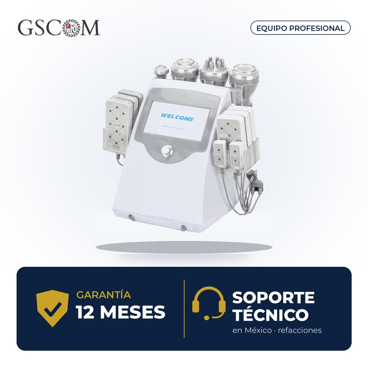 Garantía y soporte técnico GSCOM — 12 meses
