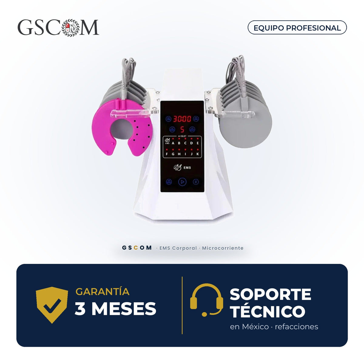 Garantía y soporte técnico GSCOM — 3 meses