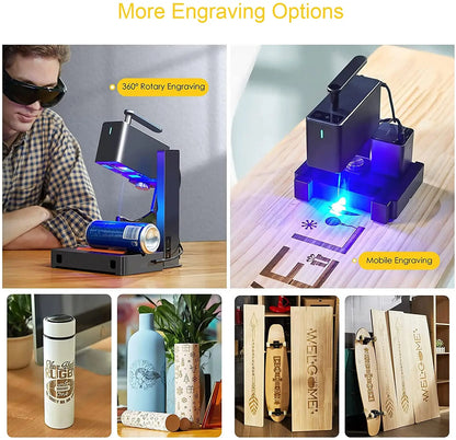 LaserPecker 2 máquina de grabado láser de 450nm