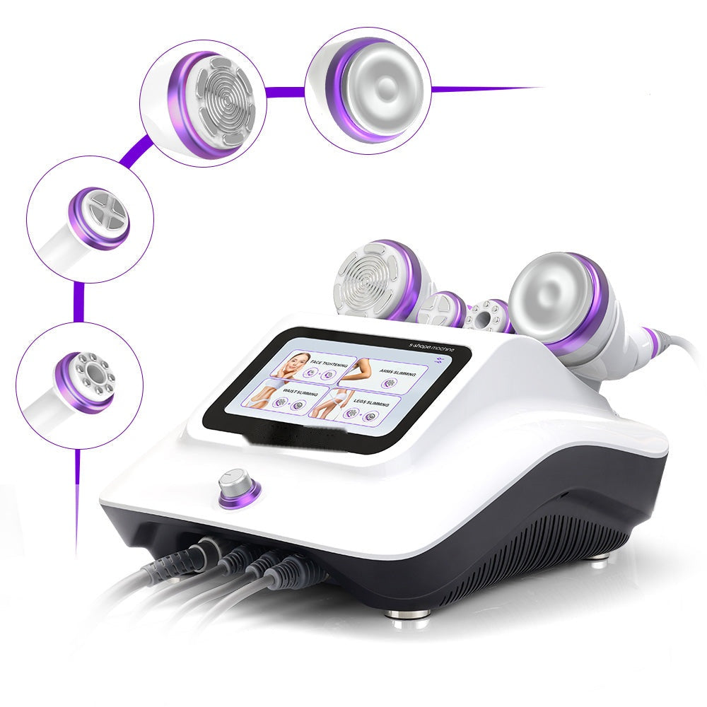 Radiofrecuencia 4 en 1 Cavitación 30K Ultra Pro, Vacuum, EMS y Electroporador Facial-Corporal — Cavitación 30K, RF y Vacuum | GSCOM