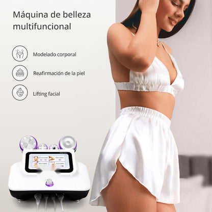 Radiofrecuencia 4 en 1 Cavitación 30K Ultra Pro, Vacuum, EMS y Electroporador Facial-Corporal — Cavitación 30K, RF y Vacuum | GSCOM · foto 6