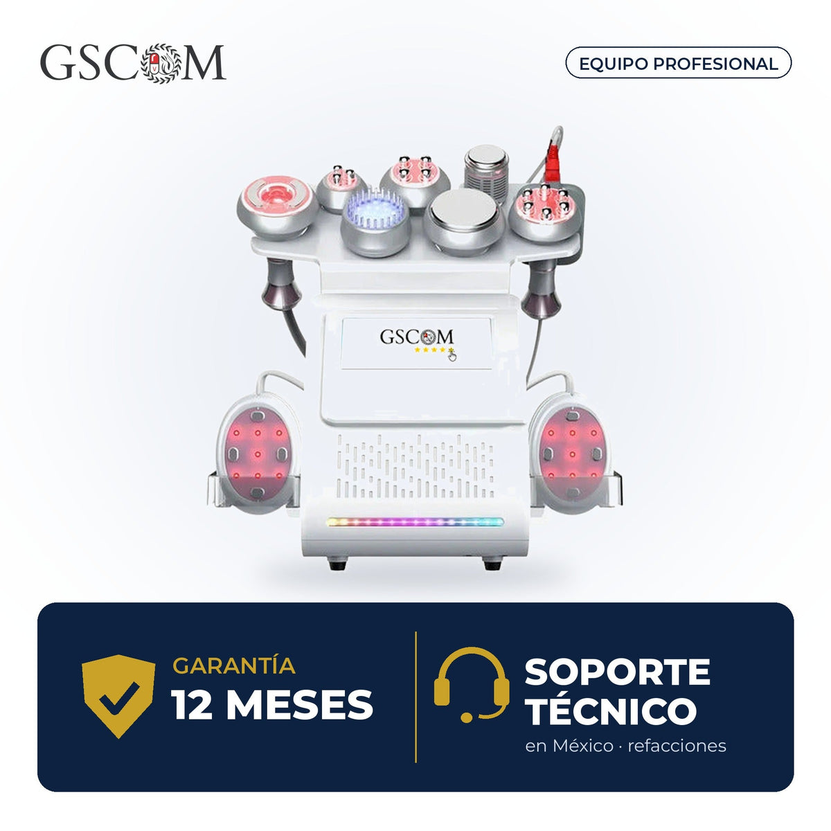 Garantía y soporte técnico GSCOM — 12 meses