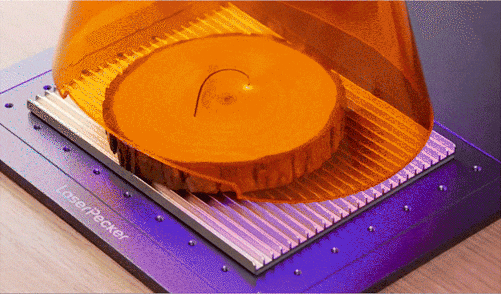 LASERPECKER máquina de grabado láser 4 LP4 para todos los materiales, grabador láser de doble Luz Portátil para tallado de Metal, madera, plástico y más
