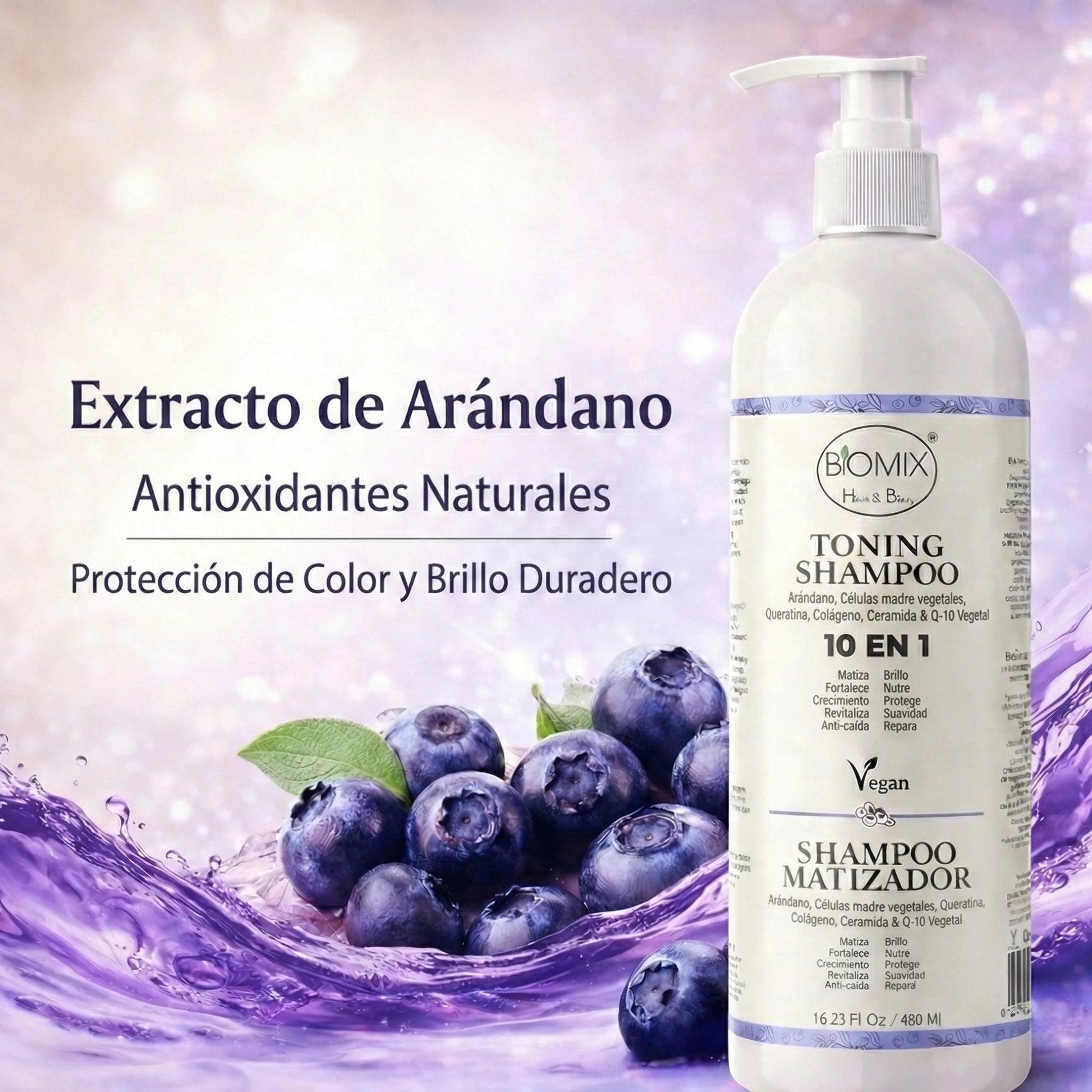 Shampoo Matizador 10 en 1 | 480ml